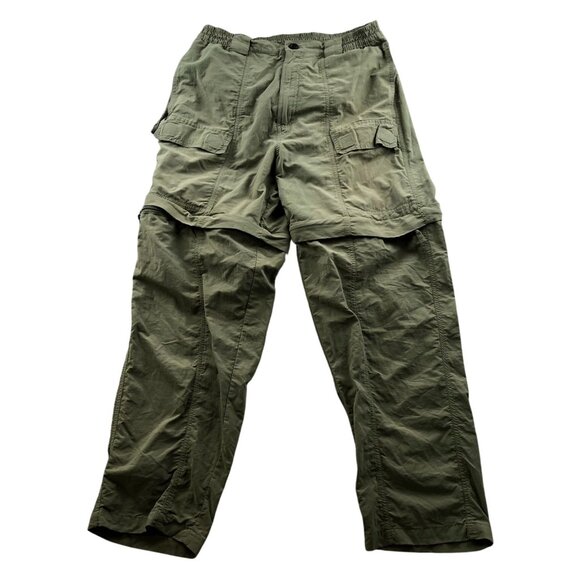 World Wide Sportsman Men Cargo Pants Medium Outdoors Hiking Green Casual Utility - Picture 1 of 14